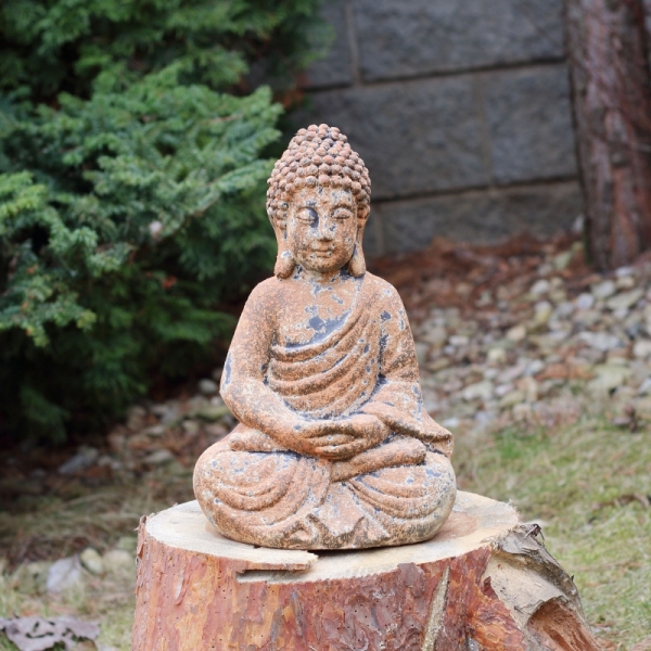 Socha buddha sediaci 33cm