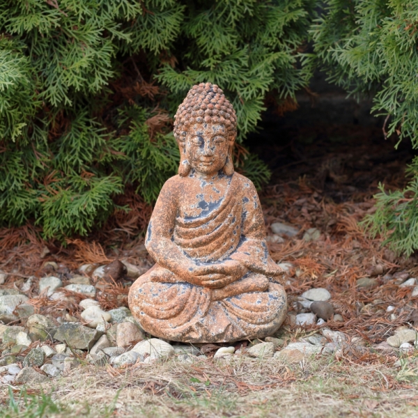 Socha buddha sediaci 33cm