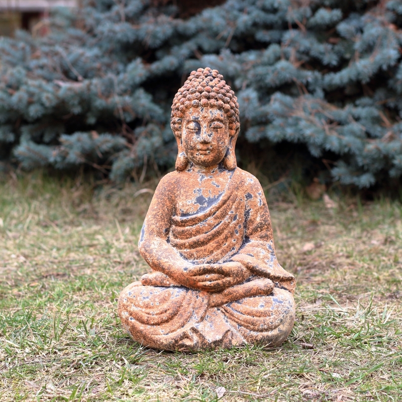 Socha buddha sediaci 33cm