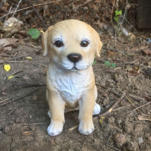 Socha do záhrady šteniatko 16cm