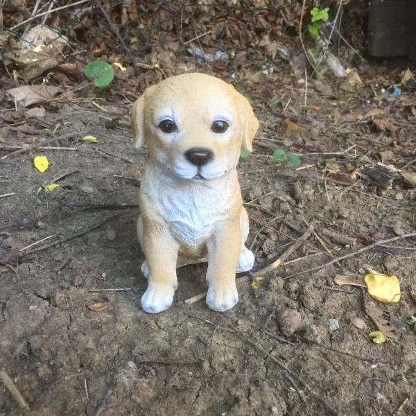 Socha do záhrady šteniatko 16cm