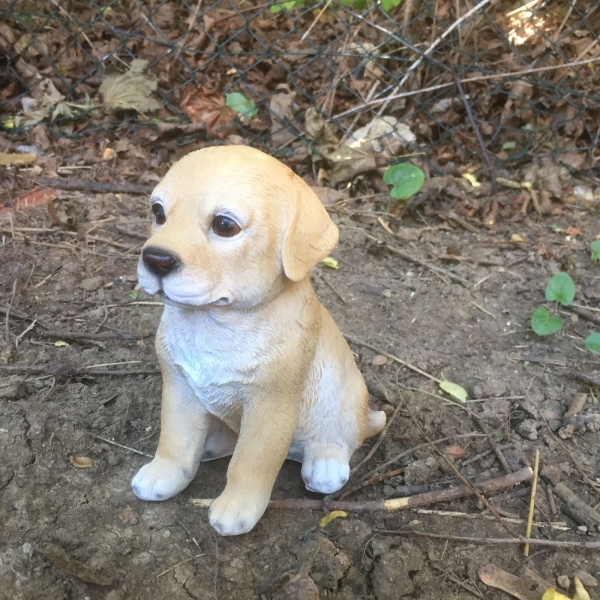 Socha do záhrady šteniatko 16cm