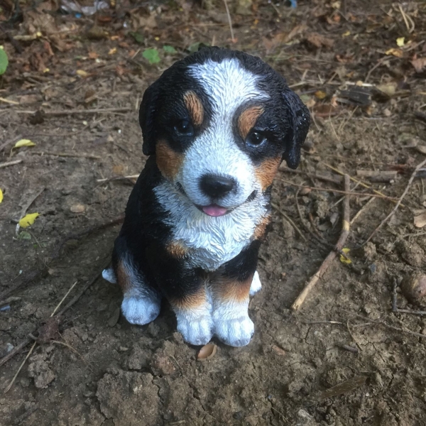 Socha do záhrady šteňa 16cm