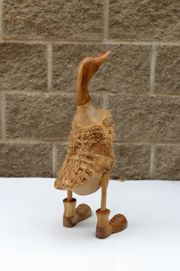 Sochy do záhrady - strapatá kačica 60cm