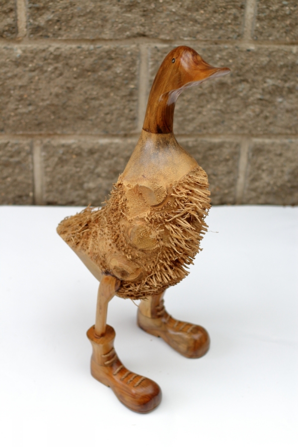 Sochy do záhrady - strapatá kačica 60cm