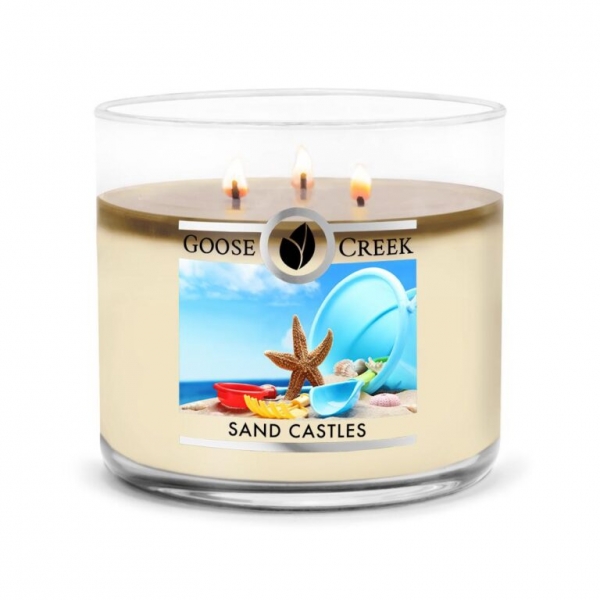 Sójová sviečka SAND CASTLES 3 knôty