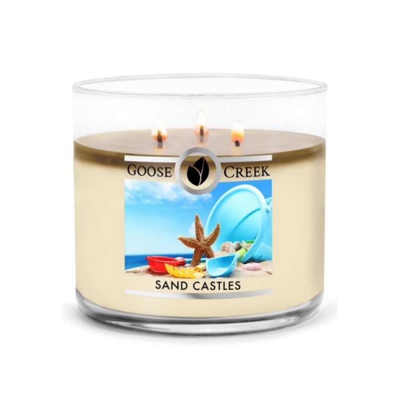 Sójová sviečka SAND CASTLES 3 knôty