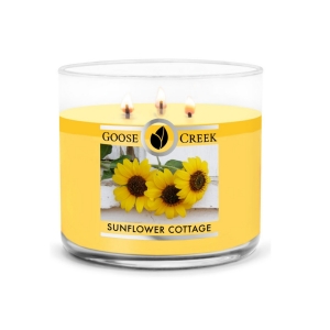 Sójový vosk s tromi knôtmi SUNFLOWER COTTAGE vonná sviečka