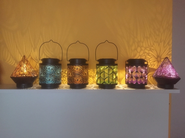 Solárna lucerna vonkajší 11x16cm