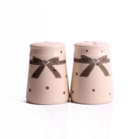 Soľnička a korenička Grey dot 7,5x5,5cm