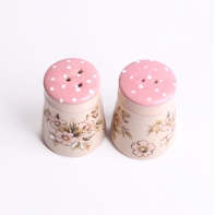 Soľnička a korenička keramika Rose 7,5x5,5cm