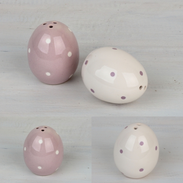 Soľnička a korenička vajíčko