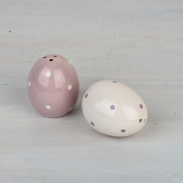 Soľnička a korenička vajíčko