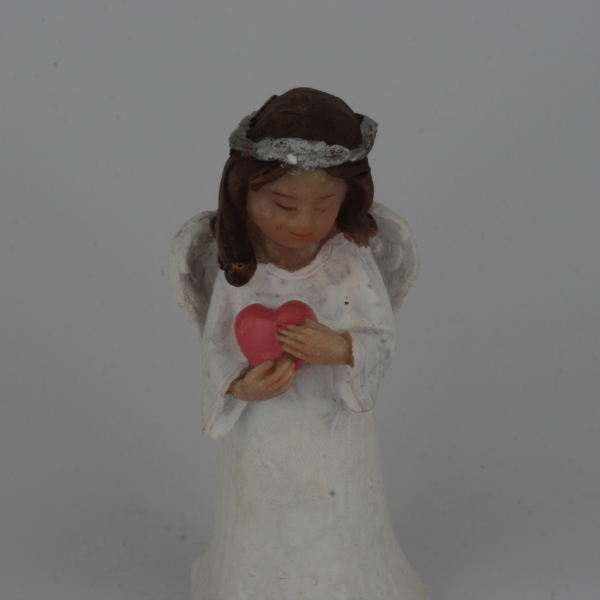 Soška anjel so srdcom 7cm