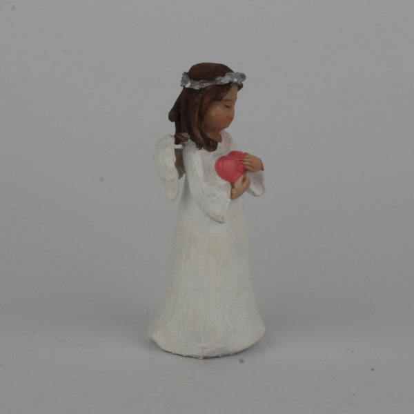 Soška anjel so srdcom 7cm