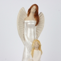Soška anjela Matka s dcérou 32cm
