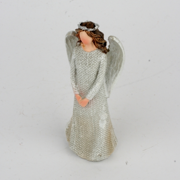 Soška anjela s čelenkou 9,5cm
