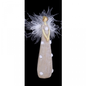 Soška anjela s perím Porozumenie