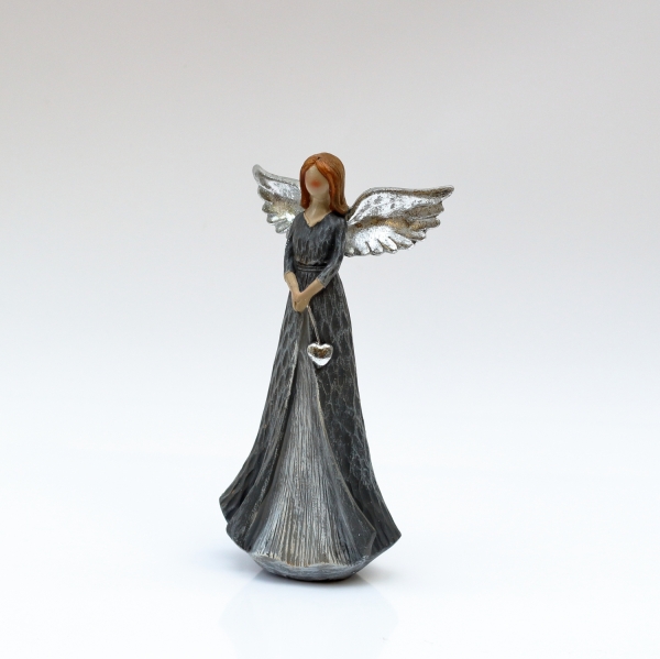 Soška anjela s šedými šaty - Láska