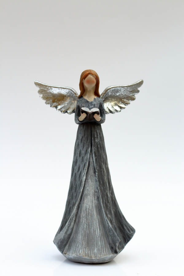 Soška anjela s šedými šaty - Múdrosť