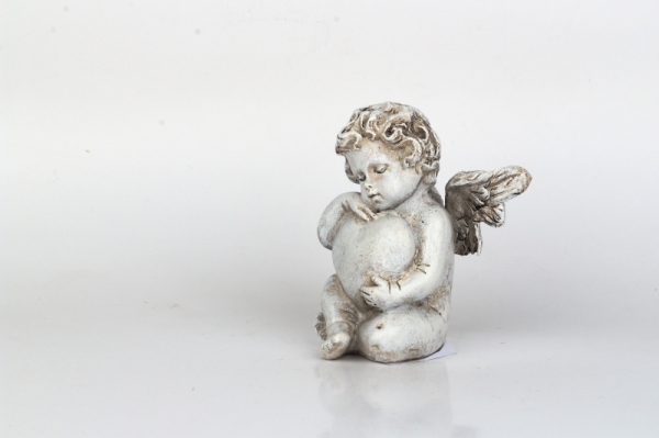 Soška anjela so srdcom 9,4x12x10cm