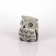 Soška biela sova 7cm