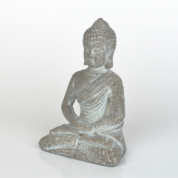 Soška Buddha ruky v lone betón 14cm 