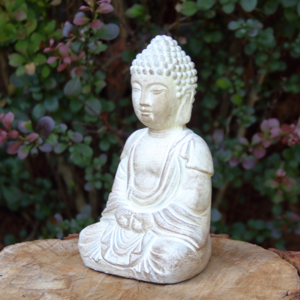 Soška Buddhu betónová 10×20×13cm