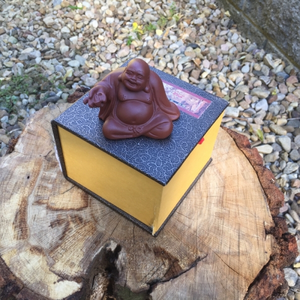 Soška Budhu Čajový duch 6x8x5cm