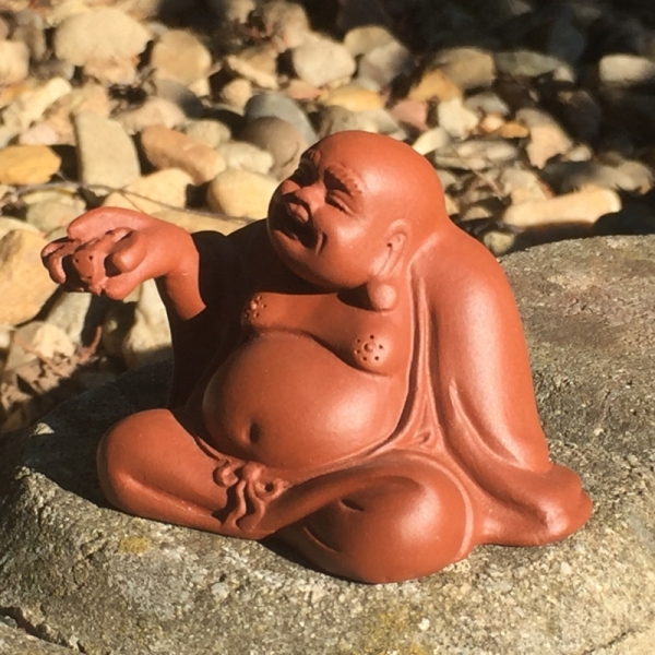 Soška Budhu Čajový duch 6x8x5cm