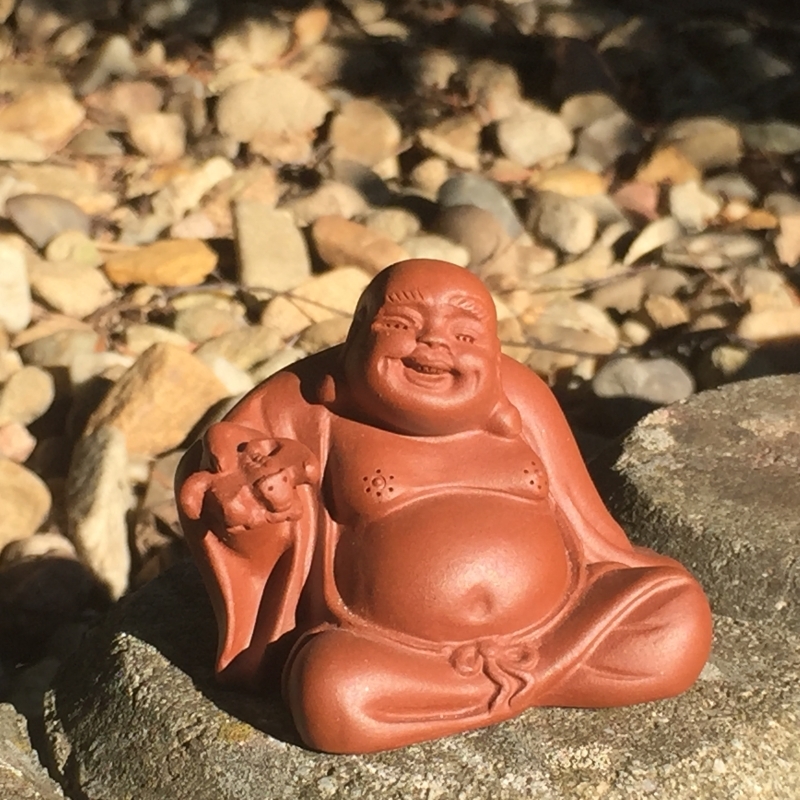 Soška Budhu Čajový duch 6x8x5cm