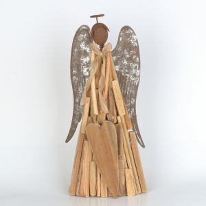 Soška drevený anjel 50cm