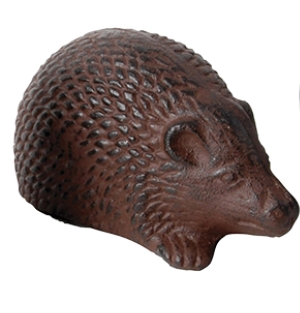 Soška ježko 17,1 x 7,5 x 8,2 cm liatina