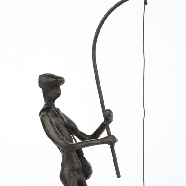 Soška rybár 24x10x6cm