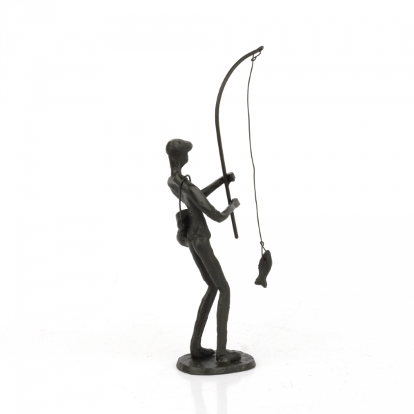 Soška rybár 24x10x6cm