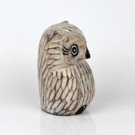 Soška sova svetlá 21cm 