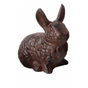 Soška zajac 11,3 x 5,9 x 9,5 cm liatina