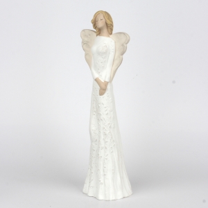 Soška zasněného anjela 36cm