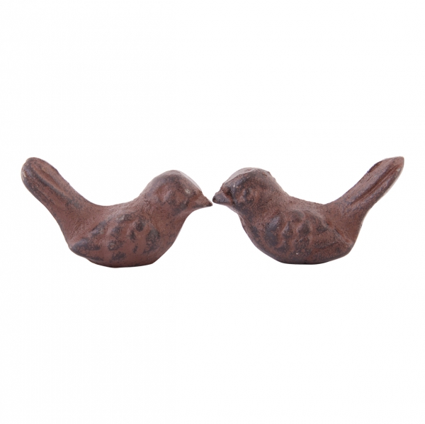 Sošky vtáčiky priateľstva v boxe 2 kusy 5,6 x 2,4 x 3 cm liatina