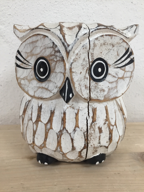 Sova krémová 13cm - vyradené