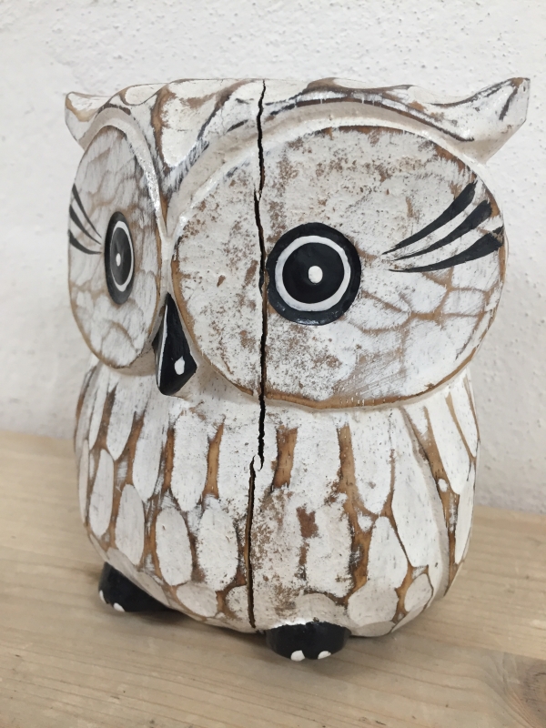 Sova krémová 13cm - vyradené