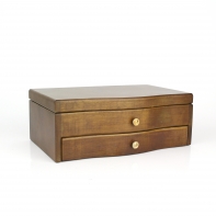 Šperkovnica drevená skrinka 28x16x10cm