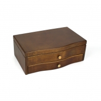 Šperkovnica drevená skrinka 28x16x10cm