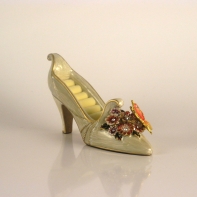 Šperkovnica na prstienky - bota 18cm