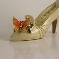 Šperkovnica na prstienky - bota 18cm