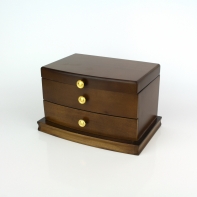 Šperkovnica poschodová drevená 20x13cm