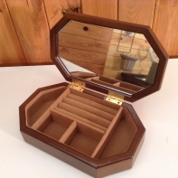 Šperkovnica so zrkadlom 25x16x6cm