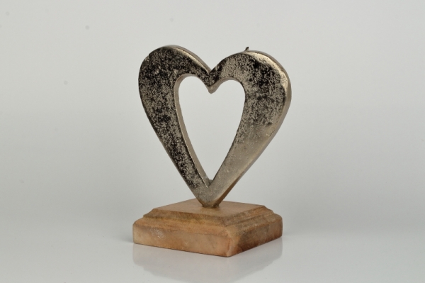 Srdce s láskou darovanej 13,5x15cm