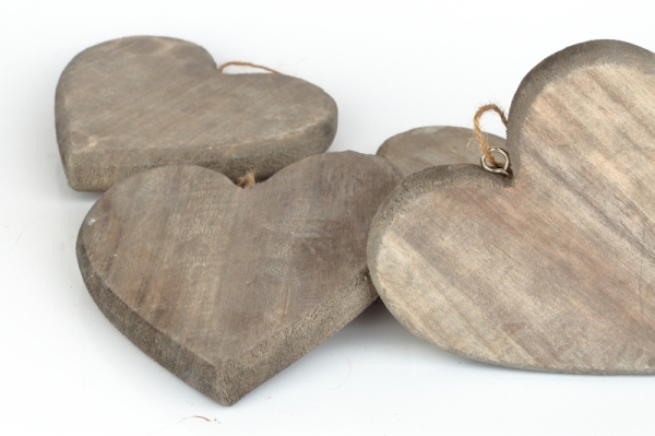 Srdce s láskou darovane tmavé 13x13cm