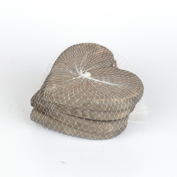 Srdce s láskou darovane tmavé 13x13cm